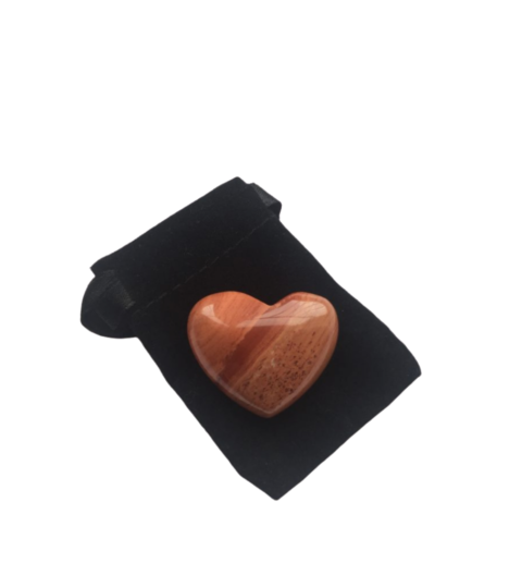 Red Jasper Heart