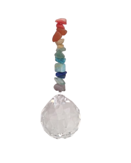 Chakra Hanging Crystal Sun Catcher